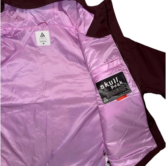 Nike ACG PrimaLoft Skull Peak Storm-FIT Burgundy Jacket FV8681-652 Size M - Picture 9 of 12
